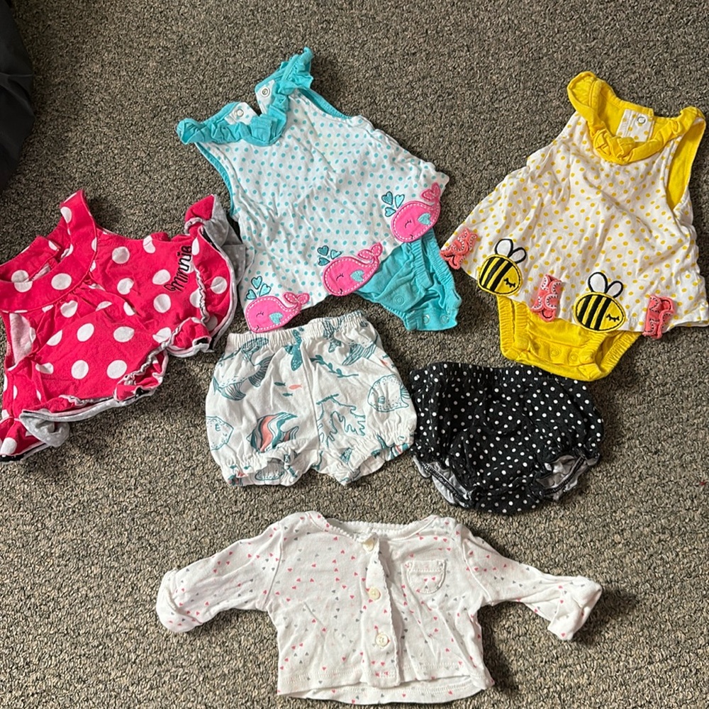 Newborn Baby Girl Clothes Bundle